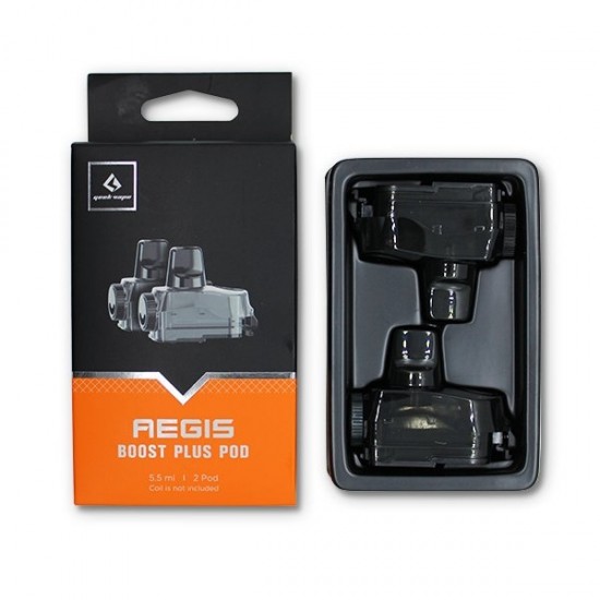 GeekVape Aegis Boost Plus Kartuş 5.5ml 2'li Paket Siyah Pod