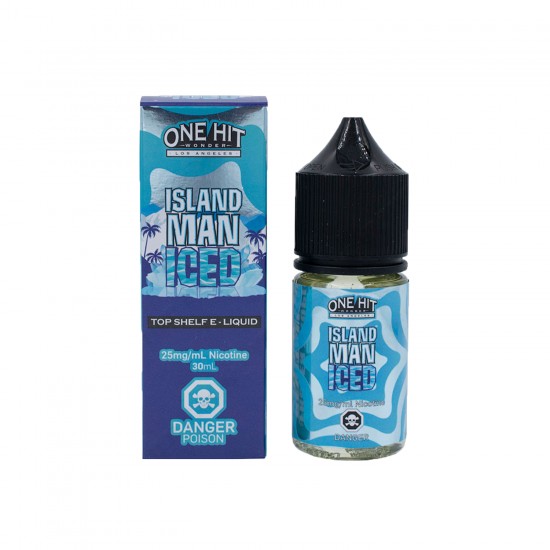 One Hit Wonder Island Man Iced Salt Likit 30ml