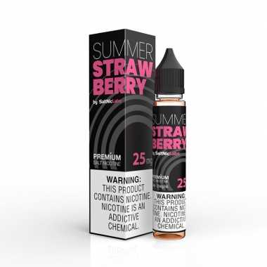 Vgod Summer Strawberry Salt Likit 25mg Premium Salt Nicotine Ambalaj