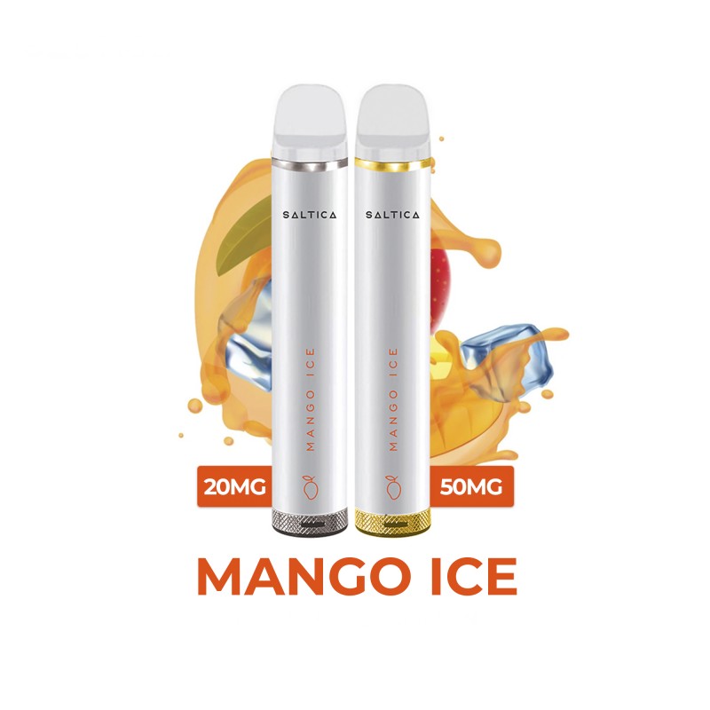 Saltica Mango Ice Disposable Vape Pen 20mg ve 50mg Nikotin Seçenekleri