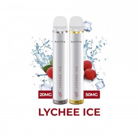 Saltica Lychee Ice Tek Kullanımlık Vape 20mg ve 50mg Gümüş/Altın