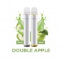 Saltica Double Apple tek kullanımlık elektronik sigara, 20mg ve 50mg seçenekleri.