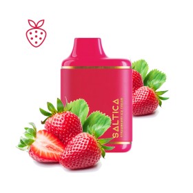 Saltica Leather 7000 Strawberry Ice Cream tek kullanımlık elektronik sigara.