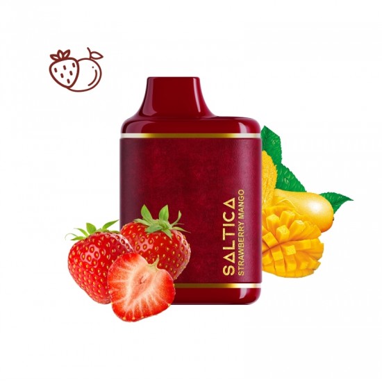 Saltica Leather 7000 Strawberry Mango Disposable Vape Bar