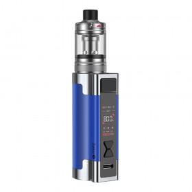 Aspire Zelos 3 80W Mod Kit mavi renkli, şık ve kompakt elektronik sigara.