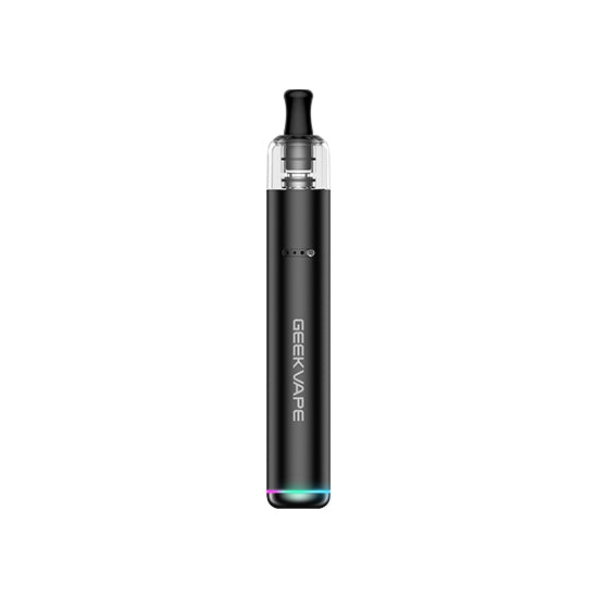 Geekvape WENAX S3 Evo Pod Mod Siyah, kompakt ve şık elektronik sigara.