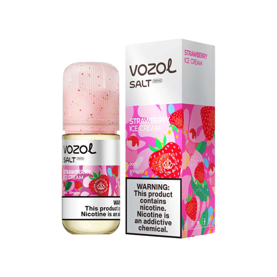 Vozol Strawberry Ice Cream Salt Likit