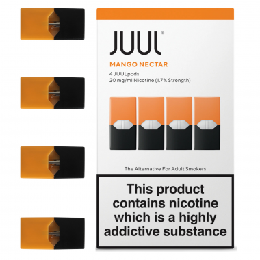 Juul Mango Nectar 1.7% nikotinli 4'lü pod kartuş paketi