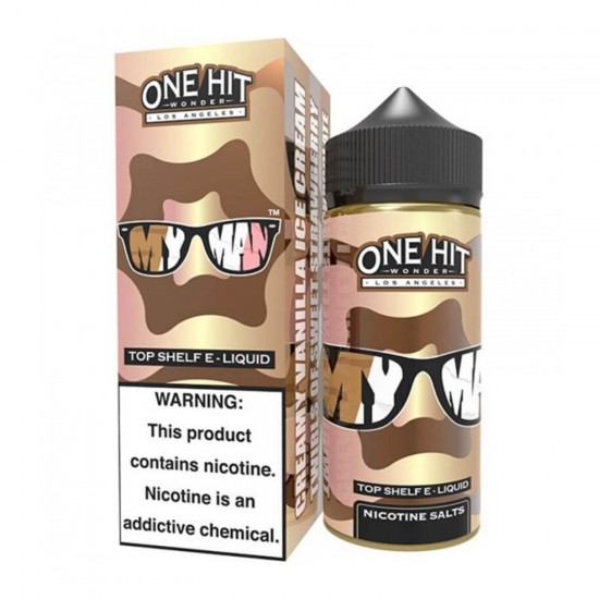 One Hit Wonder My Man 100ml E-Likit Kremalı Vanilyalı Çilek