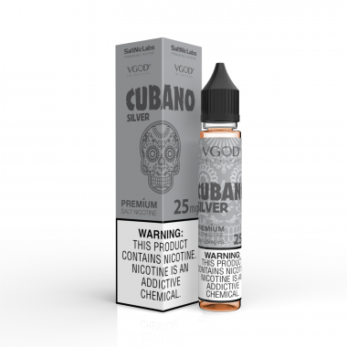 Vgod Cubano Silver Salt Likit 30ml Vgod Cubano Silver Salt Likit 30ml
