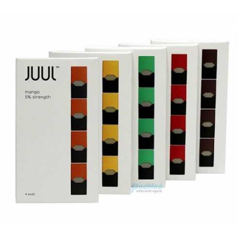 Juul Pod Yedek Kartuşu Mango 4'lü Paket Çeşitli Renkler