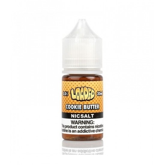 Loaded Cookie Butter Nicotine Salts 5.0% Nicsalt 30ml likit şişesi